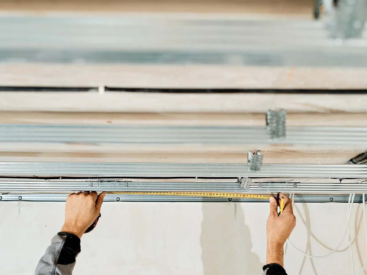 Estructura de perfilería para drywall