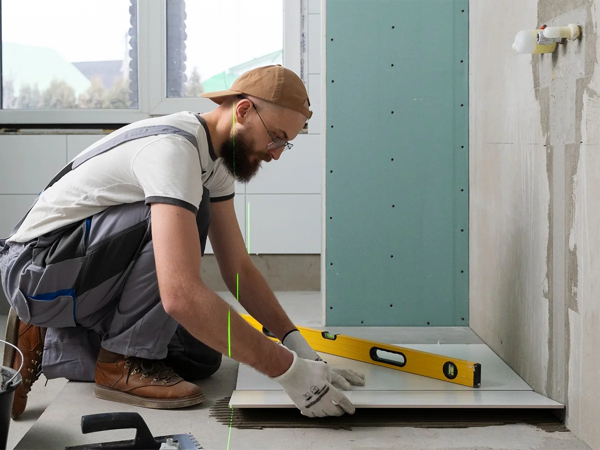 Replanteo técnico para corregir drywall